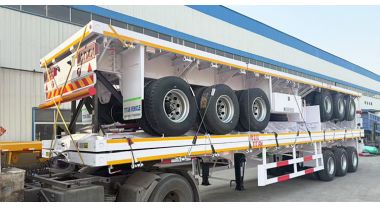 40 Ft Flatbed Tractor Trailer will be Sent to Sierra Leone