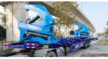 37 Ton Container Side Loader Truck Trailer will be Sent to Sierra Leone