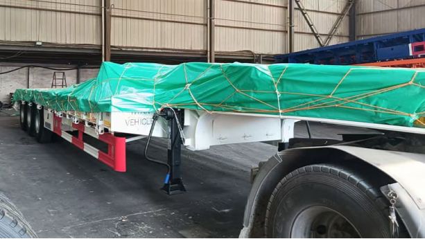 3 Axle 40 Ft Low Bed Trailers Will Send to Sierra Leone