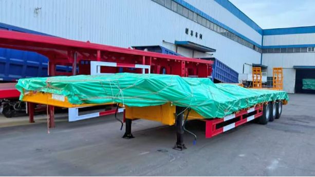 40 Feet Low Bed Trailer Types Will Ship to Sierra Leone