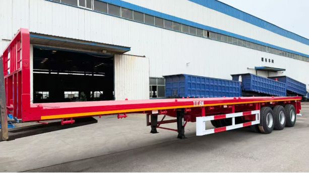 40 Ft Flatbed Trailer will be Shipped to Sierra Leone