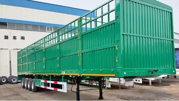 4 Axle Fence Cargo Trailer Will Ship to Sierra Leone