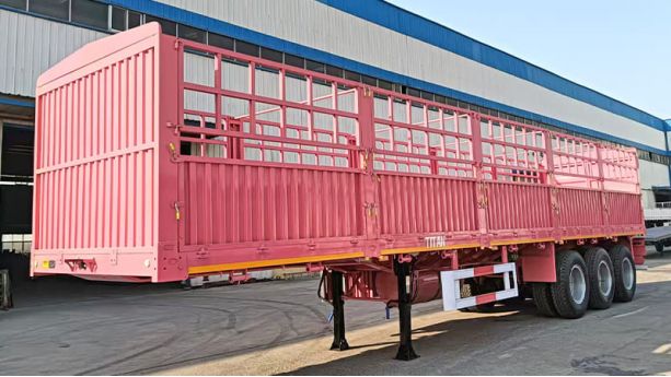 Livestock Flatbed Fence Semi Trailer Will Ship to Sierra Leone