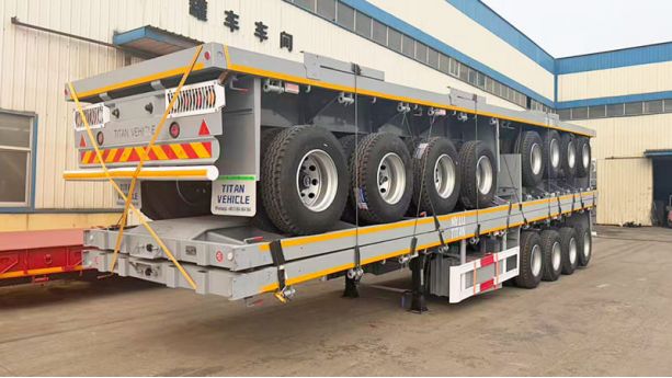 40Ft Semi Truck with Flatbed Trailer Will Be Sent to Sierra Leone