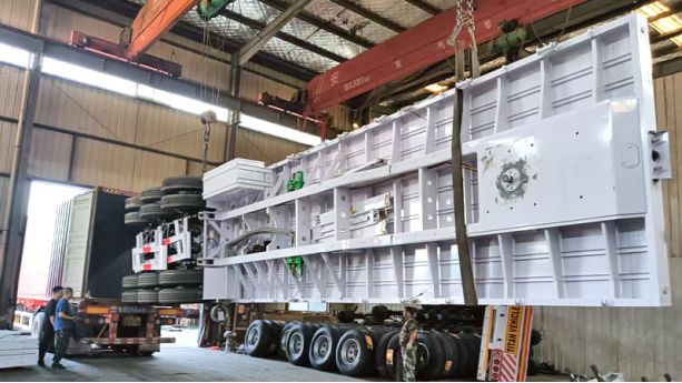 3 Axle 60 Ton Bulk Cargo Trailer Will be Shipped to Guinea