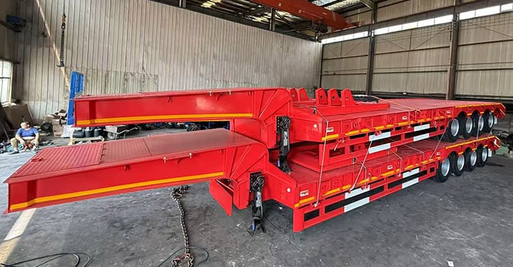 3 Axle Lowbed Trailer Price for Sale in Sierra Leone