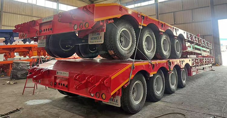 3 Axle Lowbed Trailer Price for Sale in Sierra Leone