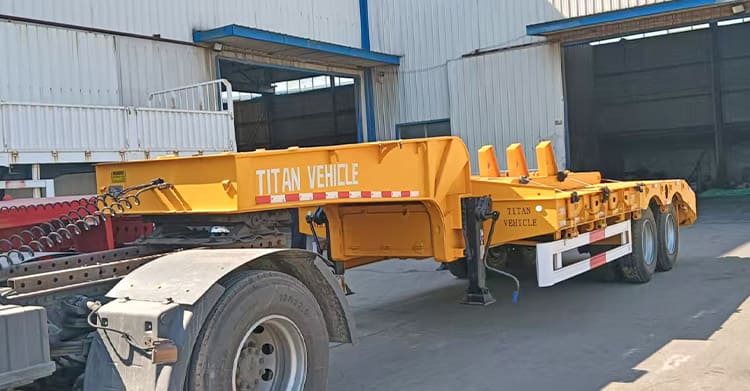 2 Axle Low Bed Truck Size Price for Sale in Sierra Leone