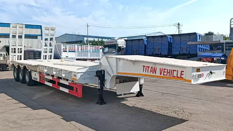 3 Axle 40 Ft Low Bed Trailers for Sale in Sierra Leone