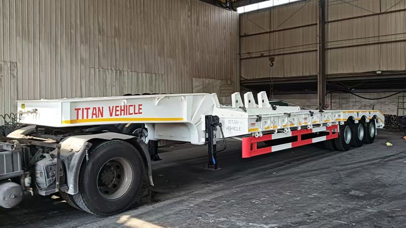 3 Axle 40 Ft Low Bed Trailers for Sale in Sierra Leone