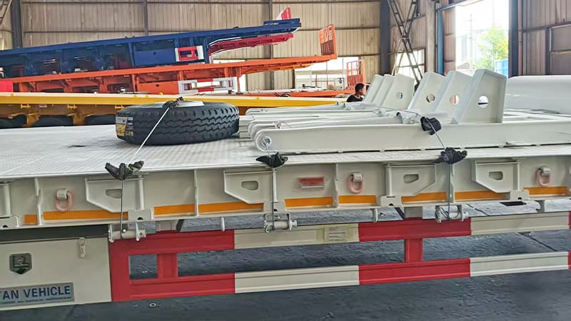 3 Axle 40 Ft Low Bed Trailers for Sale in Sierra Leone