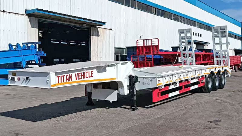 3 Axle 40 Ft Low Bed Trailers for Sale in Sierra Leone