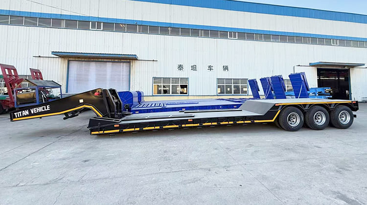 3 Axle Detachable Lowboy Trailer for Sale in Sierra Leone