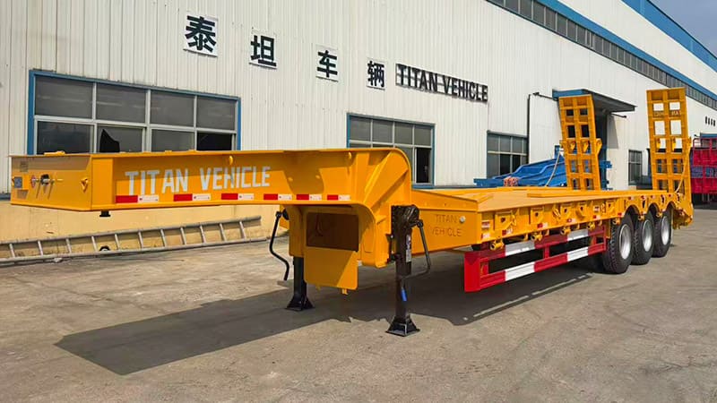 40 Feet Low Bed Trailer Types Dimensions for Sale in Sierra Leone