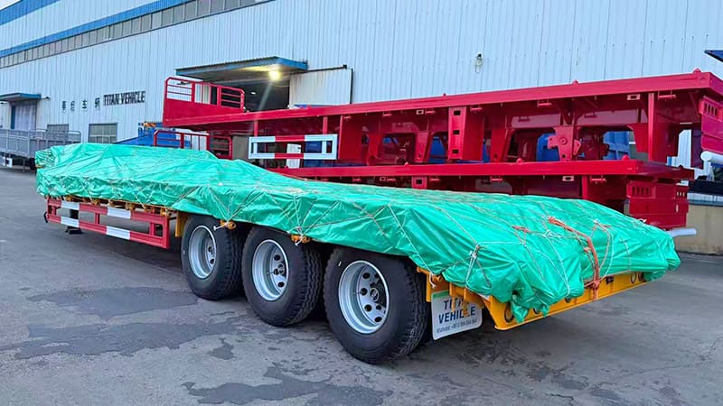 40 Feet Low Bed Trailer Types Dimensions for Sale in Sierra Leone