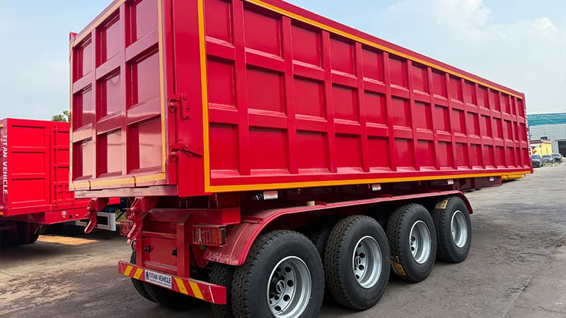 4 Axle End Dump Trailers for Sale in Sierra Leone