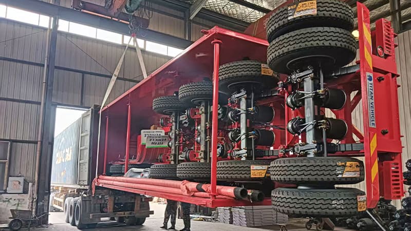 4 Axle End Dump Trailers for Sale in Sierra Leone