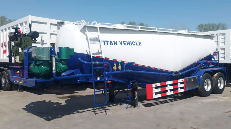25 CBM Cement Bulker Truck Trailer in Sierra Leone