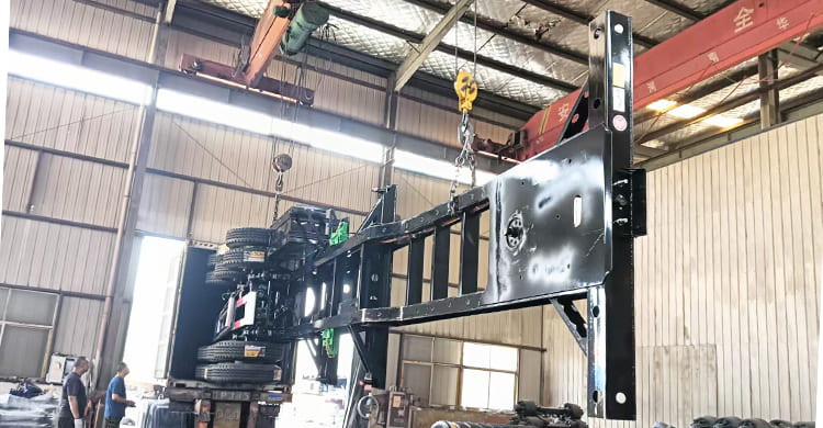 Container Truck Skeletal Trailer for Sale in Sierra Leone