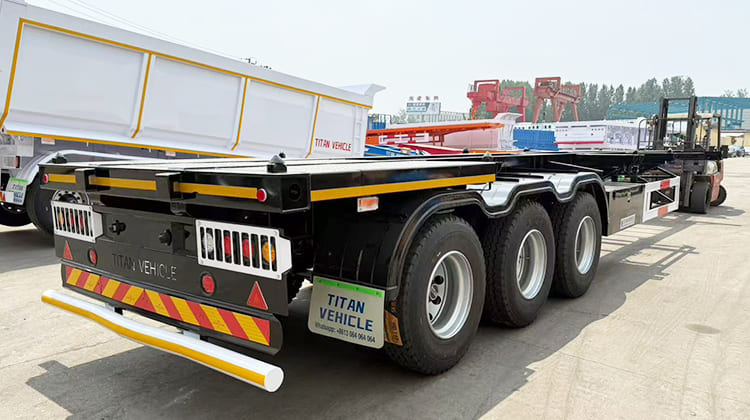 Container Truck Skeletal Trailer for Sale in Sierra Leone