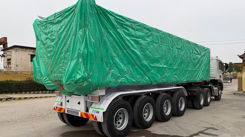 Semi Trailer End Dump Truck Capacity for Sale in Sierra Leone