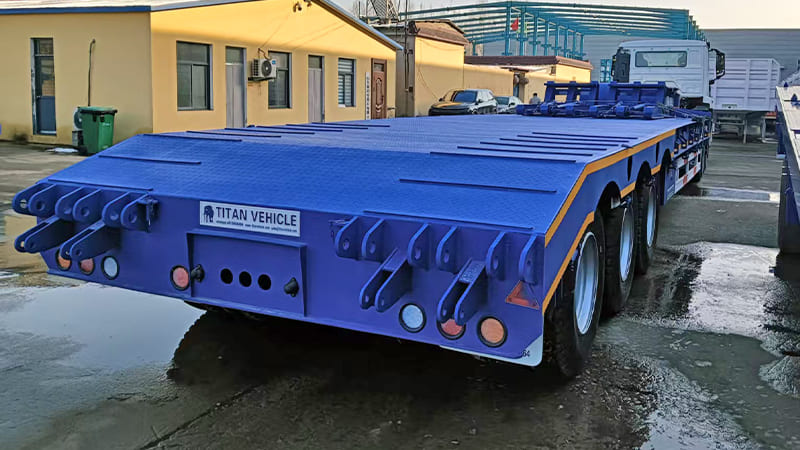 3 Axle Semi Low Bed Trailers Truck for Sale in Sierra Leone