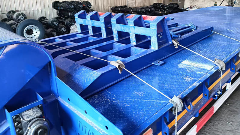 3 Axle Semi Low Bed Trailers Truck for Sale in Sierra Leone