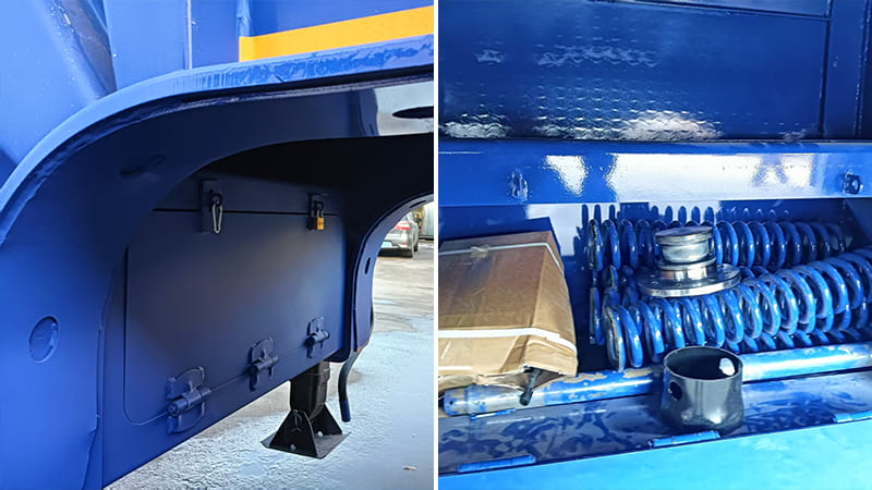 3 Axle Semi Low Bed Trailers Truck for Sale in Sierra Leone