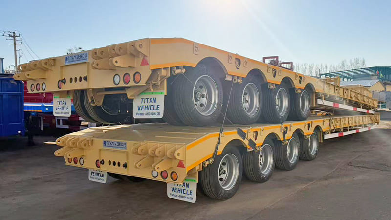 4 Axle Low Loader for Sale Price in Sierra Leone