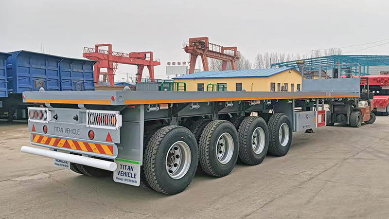 40Ft Semi Truck with Flatbed Trailer for Sale in Sierra Leone