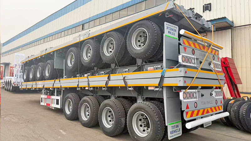 40Ft Semi Truck with Flatbed Trailer for Sale in Sierra Leone