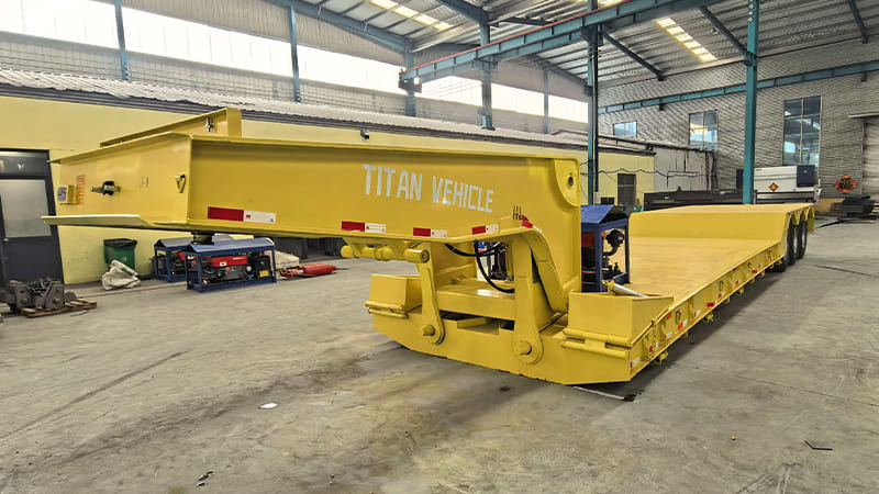 3 Axle Detachable Gooseneck Trailer for Sale in Sierra Leone