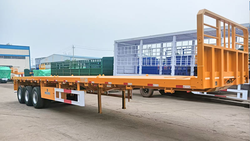40 Ft 3 Axle Flatbed Trailer Price for Sale in Sierra Leone