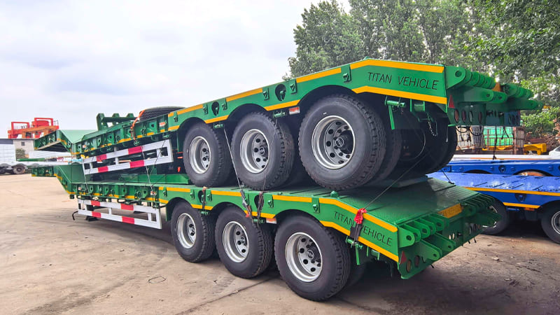 Tri Axle Drop Deck Trailer for Sale in Sierra Leone