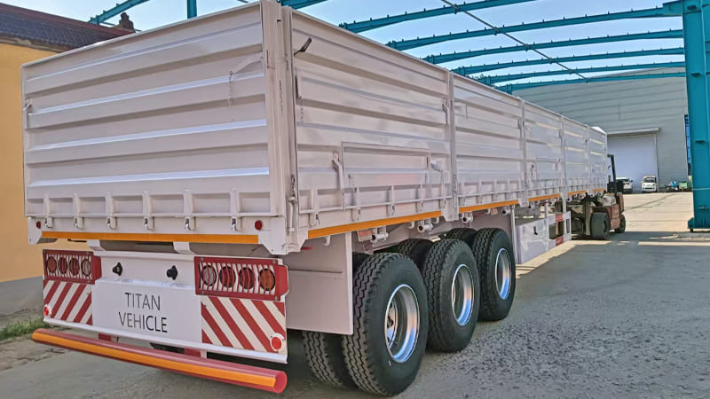 3 Axle 60 Ton Bulk Cargo Trailer for Sale in Guinea