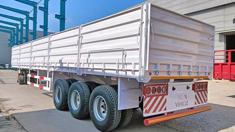 3 Axle 60 Ton Bulk Cargo Trailer for Sale in Guinea