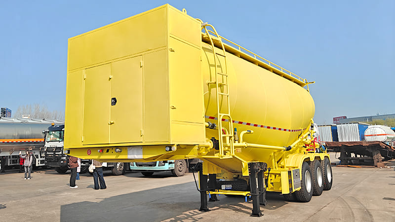 3 Axle Cement Bulk Trailers Carrier for Sale in Sierra Leone