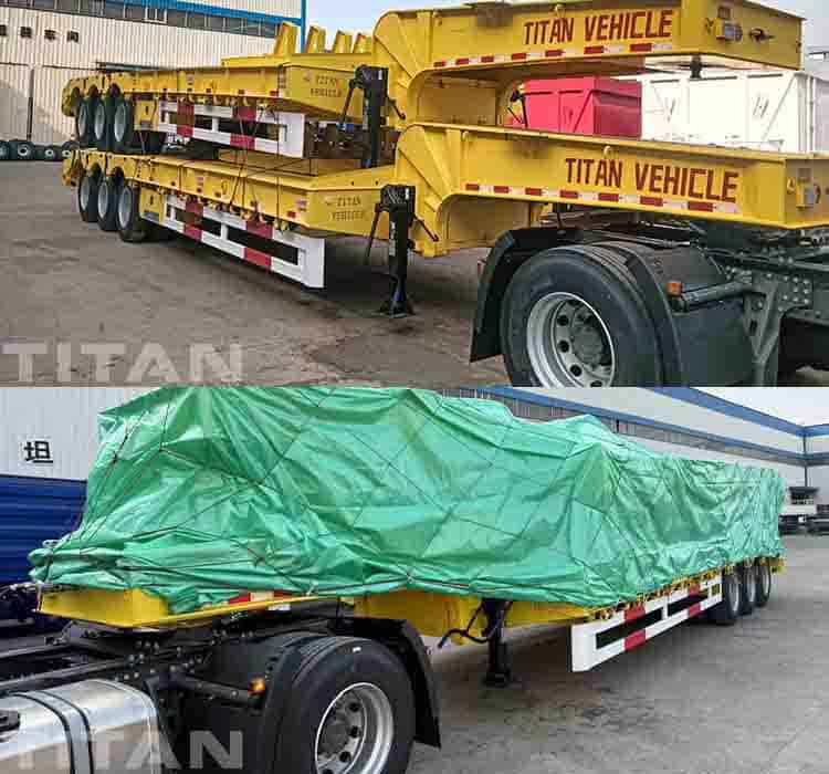 3 Axle Lowbed Trailer Price for Sale in Sierra Leone