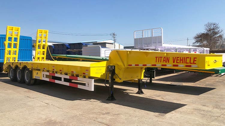 3 Axle Lowbed Trailer Price for Sale in Sierra Leone