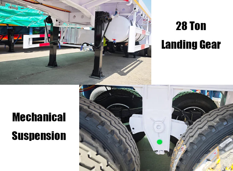 Three Axle Flatbed Trailers for Trucks | Flatbed Truck Trailer in Serria Leone