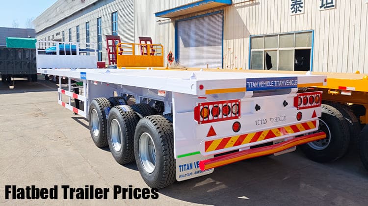 3 Axle Flatbed Trailer Prices in Serria Leone Pepel
