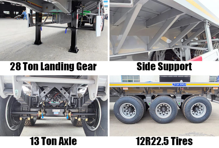 Flat Bed Trailers 40 Ft Trailer Price in Serria Leone Freetown
