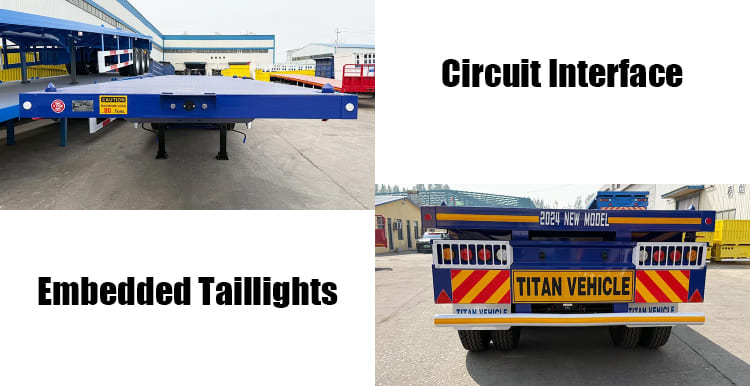 4 Axle Heavy Duty Flatbed Trailer for Sale in Serria Leone