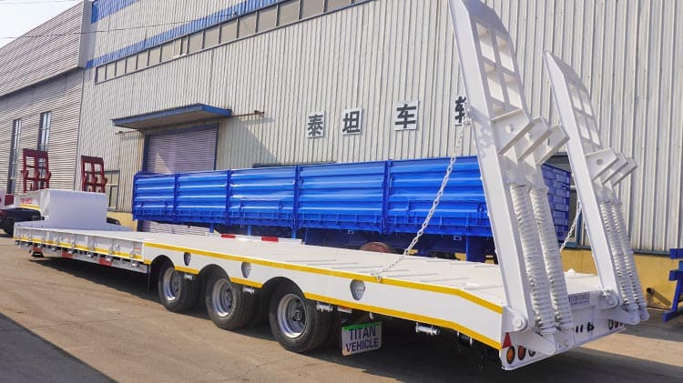 40 Ft Low Bed Trailer Truck for Sale in Sierra Leone