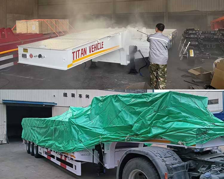 40 Ft Low Bed Trailer Truck for Sale in Sierra Leone