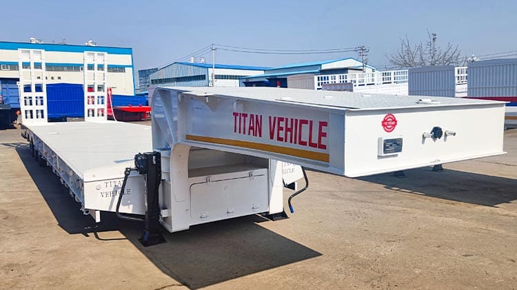 40 Ft Low Bed Trailer Truck for Sale in Sierra Leone