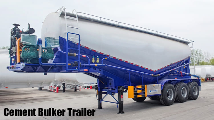 35 CBM Cement Bulker Trailer for Sale in Serria Leone Freetown