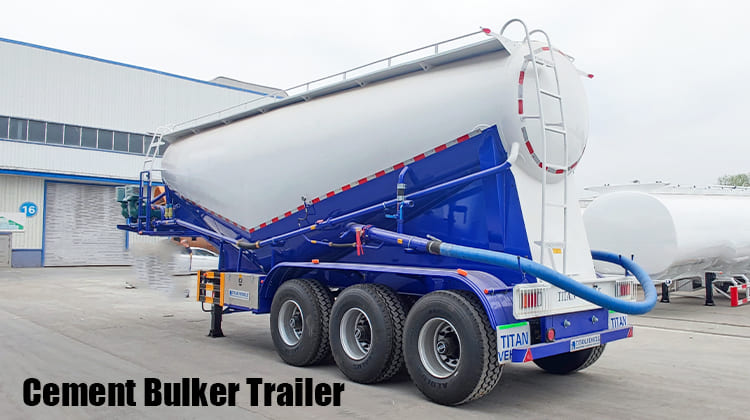 35 CBM Cement Bulker Trailer for Sale in Serria Leone Freetown