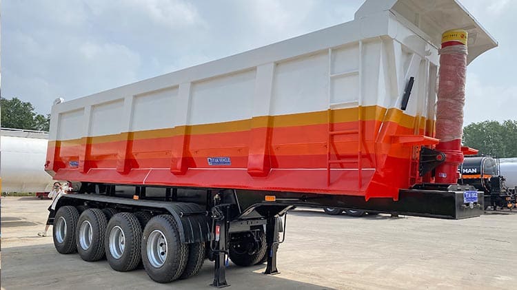 4 Axle Semi Truck with Dump Trailers for Sale in Sierra Leone