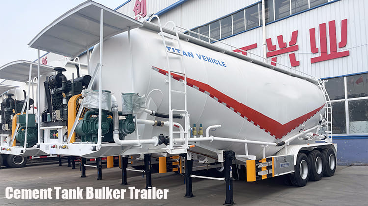 40 CBM Cement Tank Bulker Trailer Truck for Sale in Serria Leone